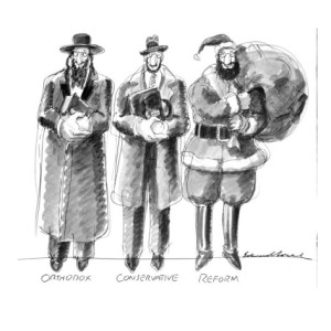 edward-sorel-three-jews-are-standing-in-a-line-they-are-labeled-orthodox-conservative-new-yorker-cartoon